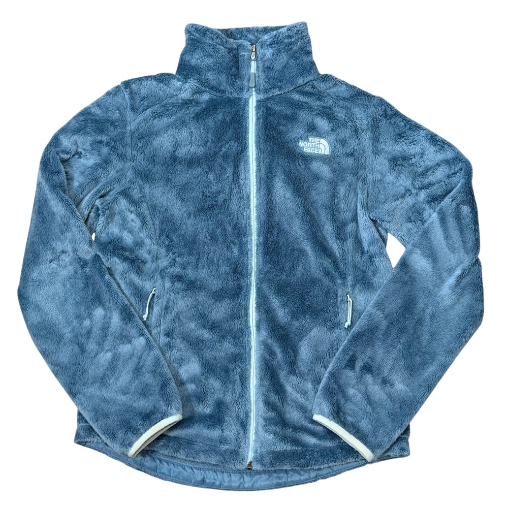 The North Face Osito Jacket Womens (S) Teal High Pile Fleece Raschel Full Zip